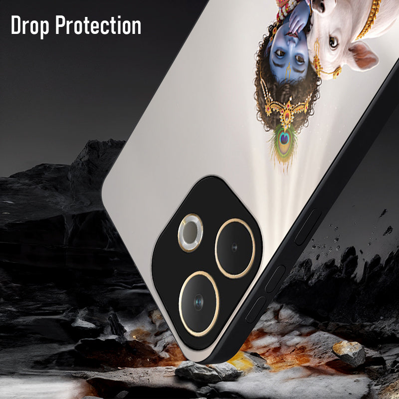 Oppo A5 Pro 5G Bal Krishna Blessings Acrylic Glass Back Case