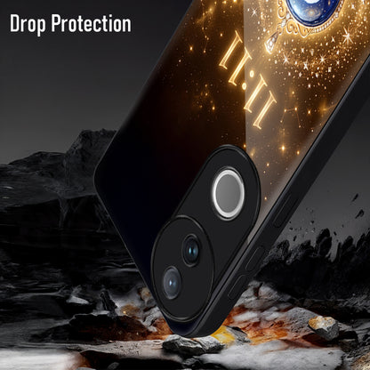 Vivo V50 5G God’s Plan Evil Eye Acrylic Glass Back Case