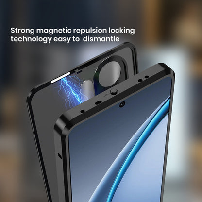 Vivo V60 5G Aluminium Metal Bumper Shield Transparent Back Case