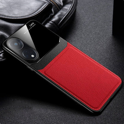 red Oppo Reno 8T 5G Premium Leather Case
