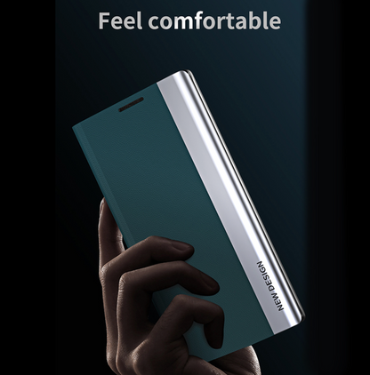 Comfortable Vivo Y75 5G Flip Leather Cover