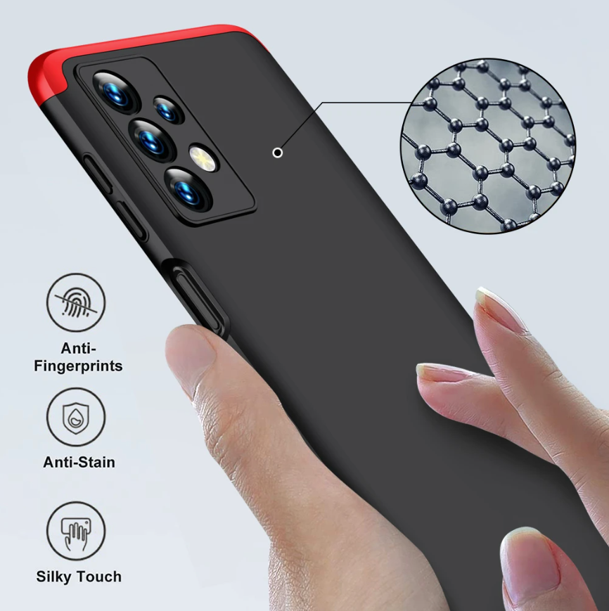 Samsung Galaxy A73 5G Ultimate 360° Shockproof Complete Protection Matte Back Cover