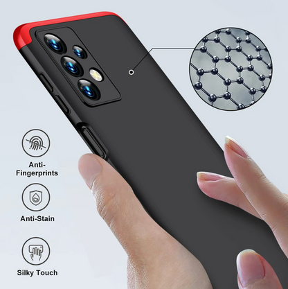 Samsung Galaxy A73 5G Ultimate 360° Shockproof Complete Protection Matte Back Cover