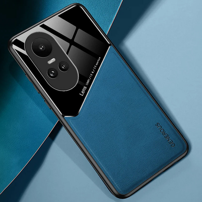 blue Oppo Reno 10 5G leather case