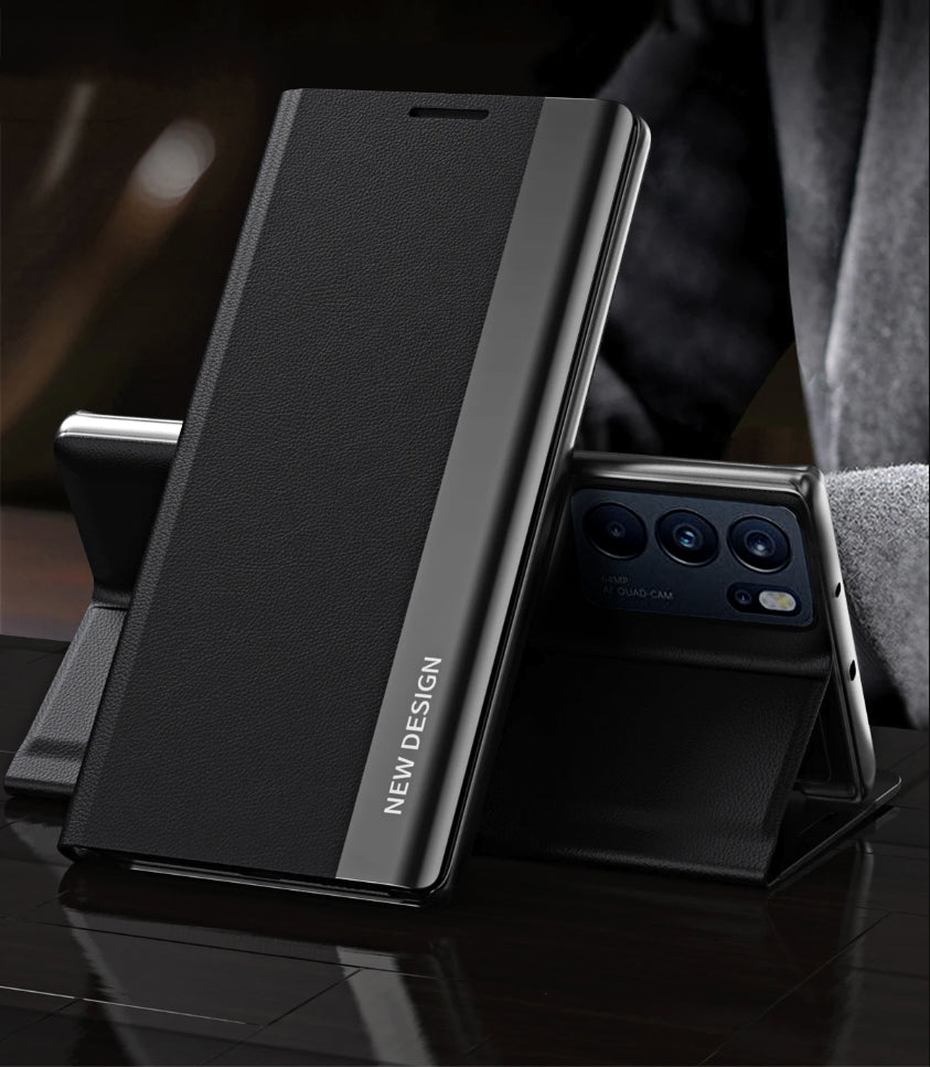 Oppo Reno 6 5G Magnetic Flip Leather Cover