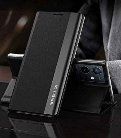 Vivo Y75 5G Flip Leather Cover